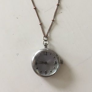 Clock Necklace